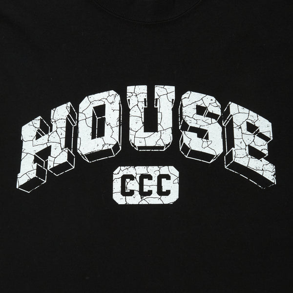 【 CITY COUNTRY CITY 】CCC × IS-NESS MUSIC T-SHIRT - HOUSE - / Black