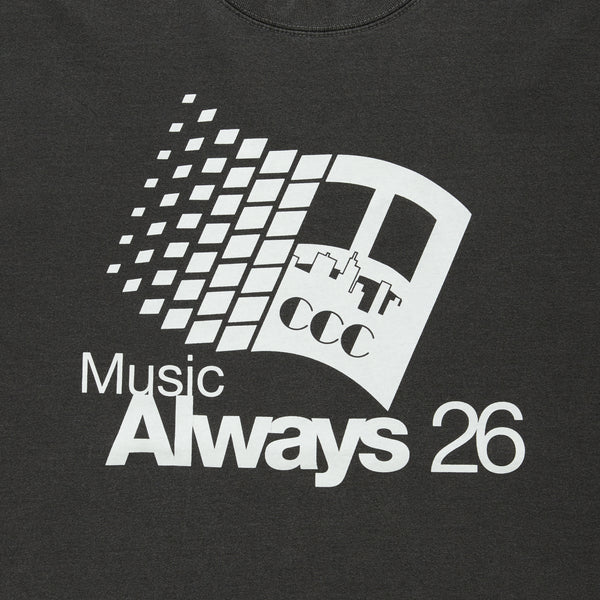【 CITY COUNTRY CITY 】CCC × IS-NESS MUSIC T-SHIRT - MUSIC ALWAYS - / C.Gray