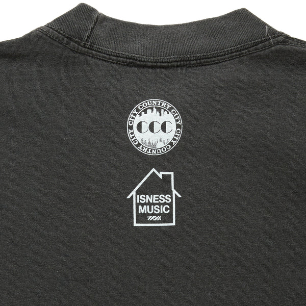 【 CITY COUNTRY CITY 】CCC × IS-NESS MUSIC T-SHIRT - MUSIC ALWAYS - / C.Gray