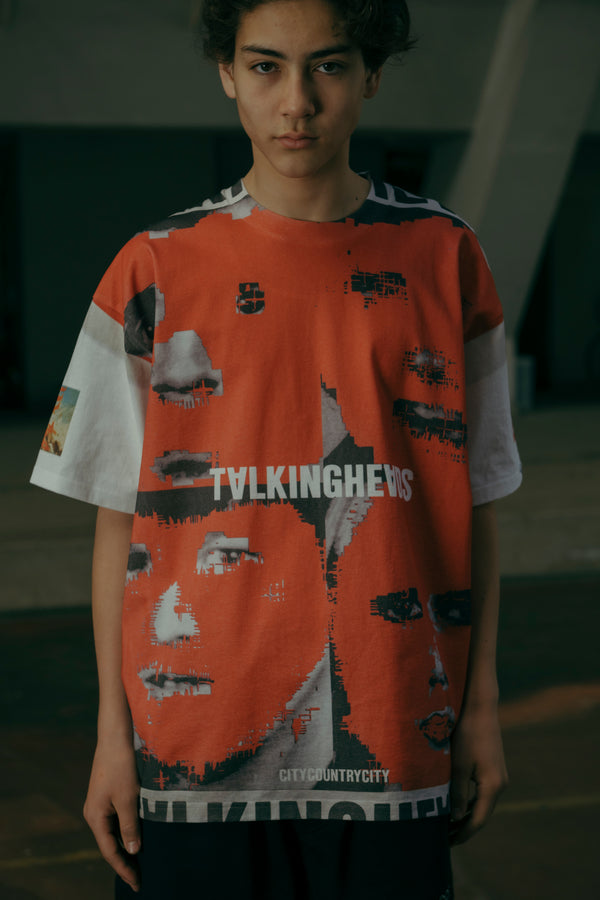 【 CITY COUNTRY CITY 】CCC × TALKING HEADS T-SHORT / White