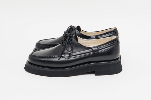 【foot the coacher / フットザコーチャー】THE BOAT SHOES / Black