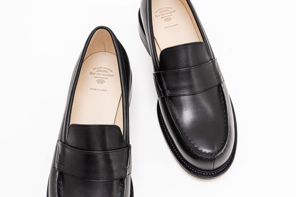 【foot the coacher / フットザコーチャー】FT LOAFER - LETHER SOLE - / Black