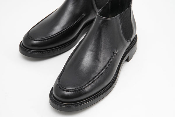 【foot the coacher / フットザコーチャー】THE MOCCASINS SIDEGORE - RIDGEWAY SOLE - / Black