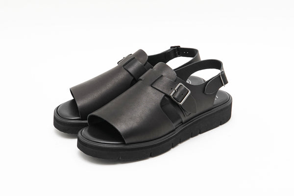 【foot the coacher / フットザコーチャー】OPEN TOE  SANDALS / Black