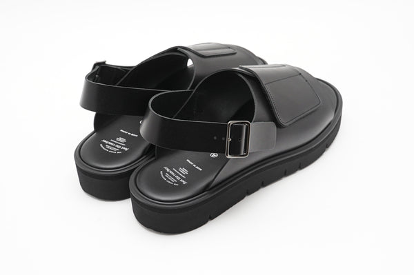 【foot the coacher / フットザコーチャー】VELCRO SANDALS - GLOXI CUT SOLE - / Black