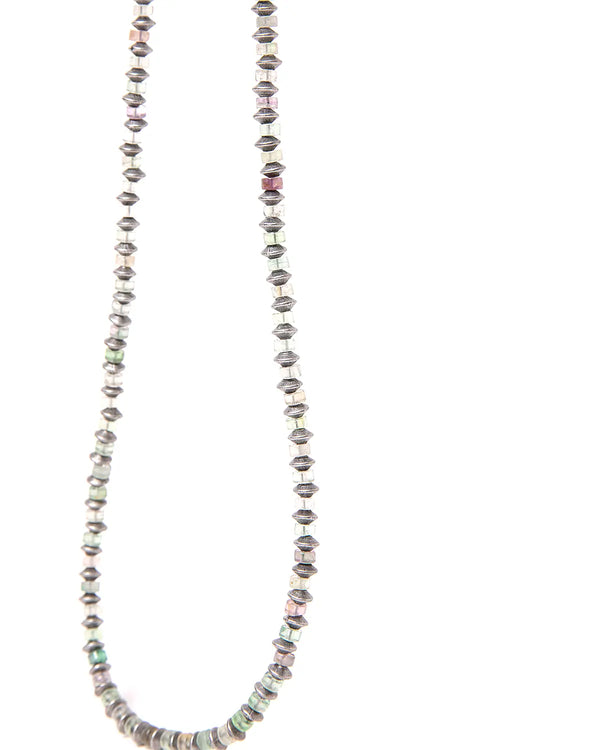 【hobo】BEADS NECKLACE STONE / Green