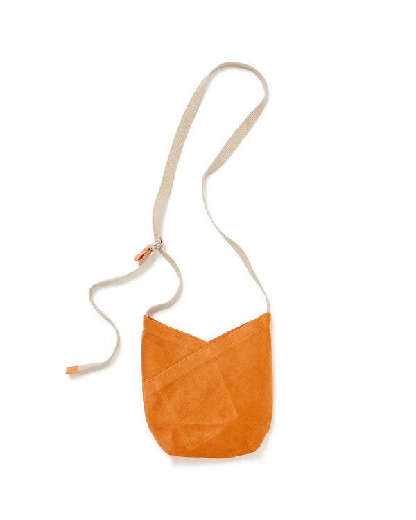 【hobo】AZUMA SHOULDER BAG S -PIG SUEDE- / Orange