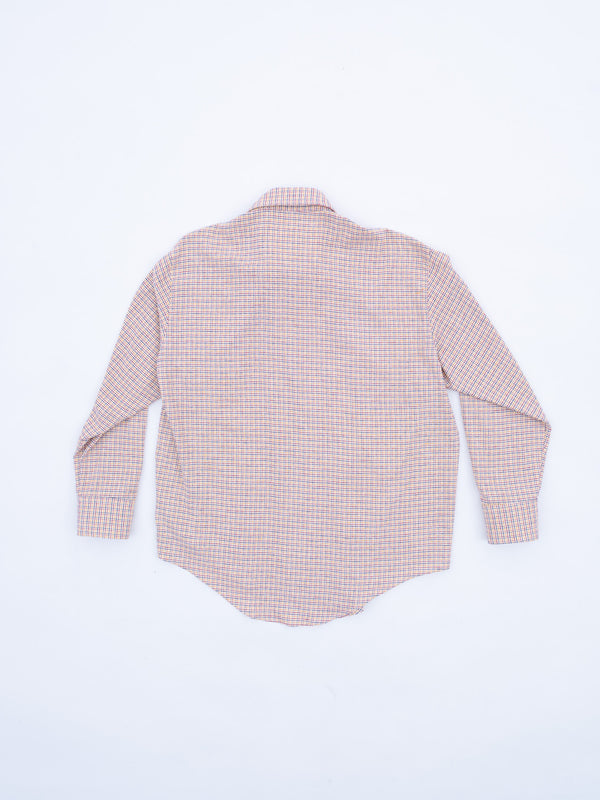 【 HOMMENA 】UNDONE SHIRT / White Check