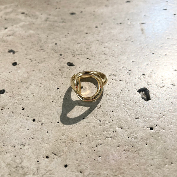 【END CUSTOM JEWELLERS】BIT RING 24 / Gold