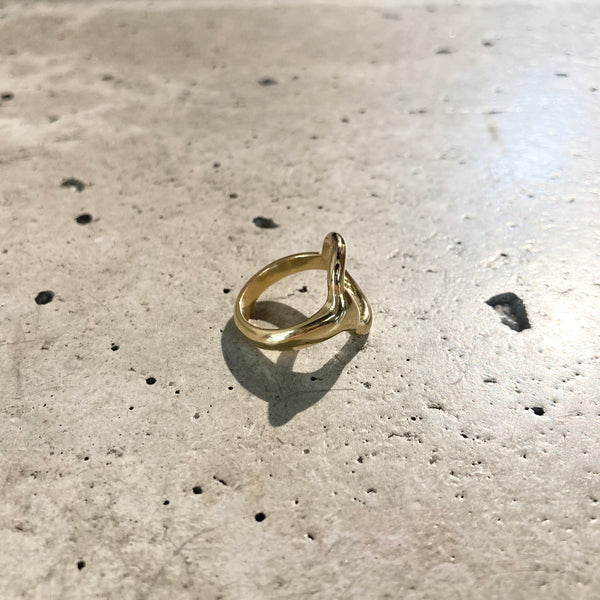 【END CUSTOM JEWELLERS】BIT RING 24 / Gold