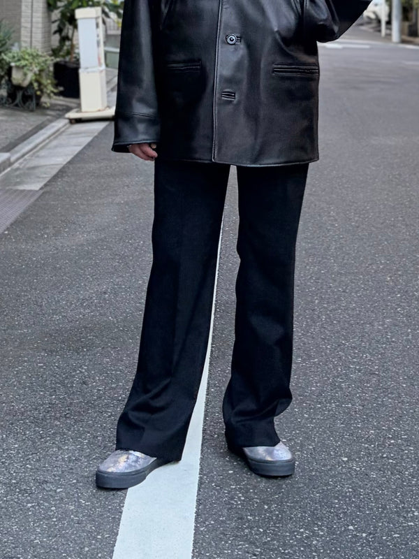【m's braque】FLARE PANTS / Dark Navy
