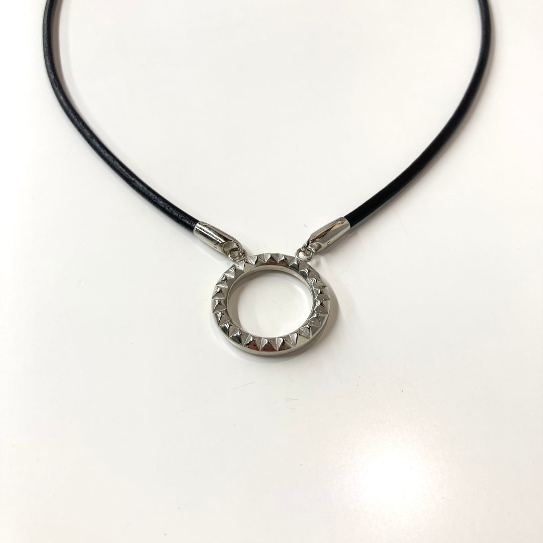 END CUSTOM JEWELLERS】EYEGLASSES HOLDER NECKLACE / Silver × Black