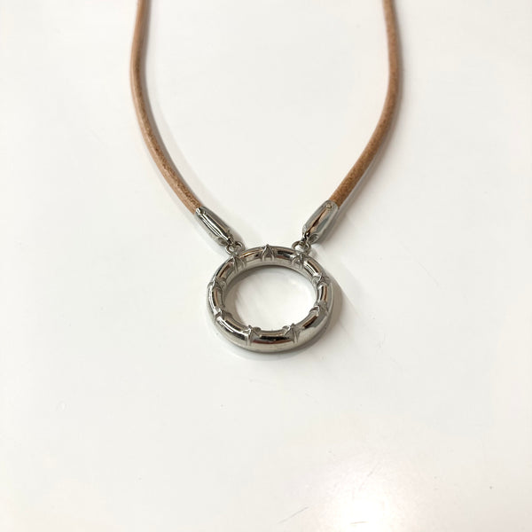 【END CUSTOM JEWELLERS】EYEGLASSES HOLDER NECKLACE - STAR FACE / Silver × Beige