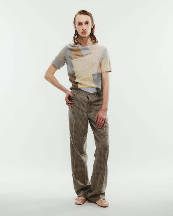 【 HOMMENA 】DROP TAILOR PANTS / Glen Check