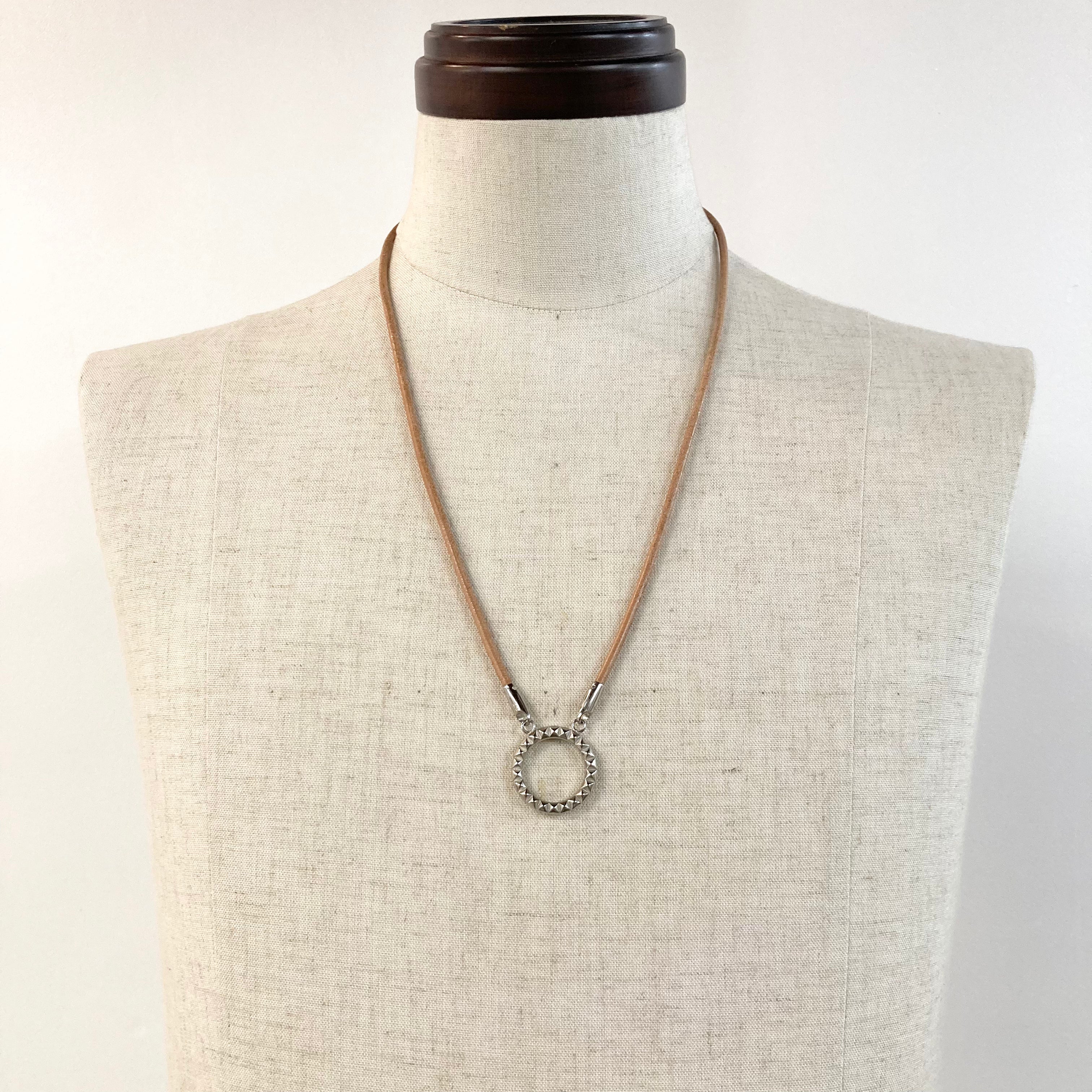 END CUSTOM JEWELLERS】EYEGLASSES HOLDER NECKLACE - STUDS / Silver END CUSTOM JEWELLERS】EYEGLASSES HOLDER NECKLACE - STUDS / Silver