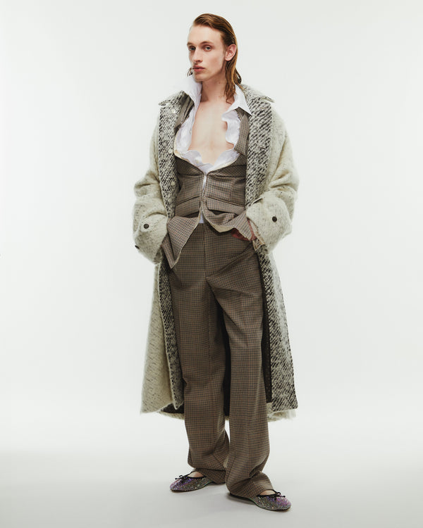 【 HOMMENA 】DROP TAILOR PANTS / Glen Check