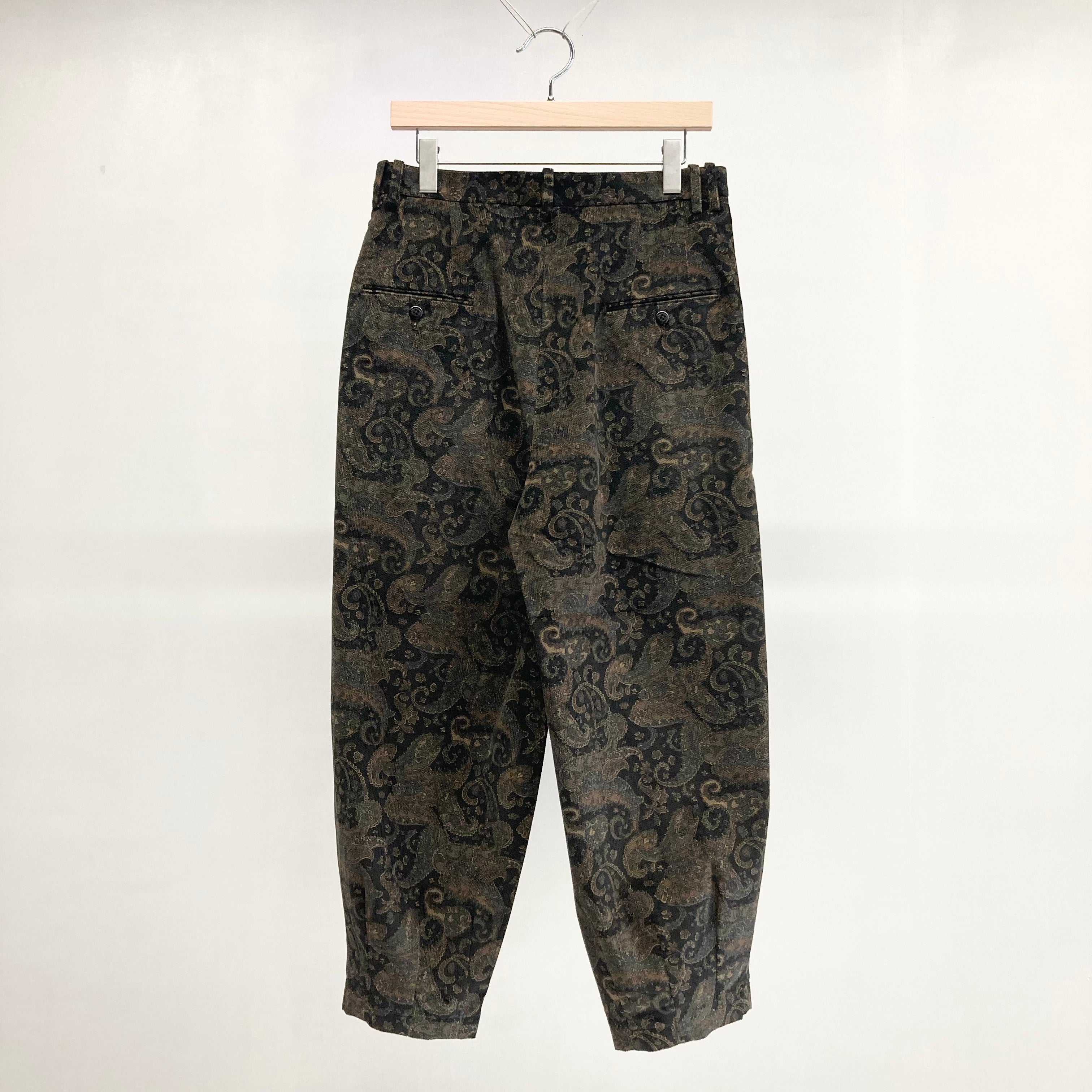 m's braque HARLEM PANTS ペイズリー m's braque】HARLEM PANT / Paisley Velvet – TOKIS