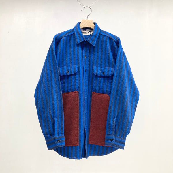 【A.STONE Tailor / アンソニーストーン テーラー】PATCH POCKET FLANNEL SHIRT