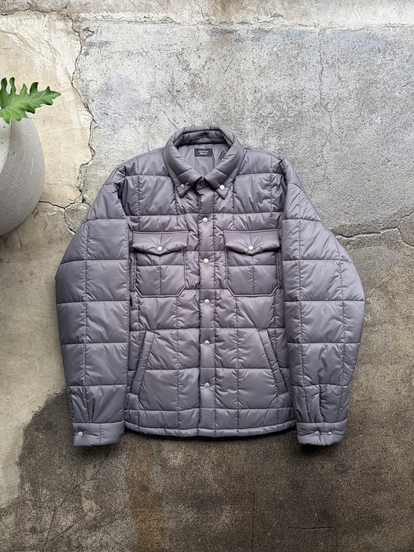 【 UNUSED 】PADDING QUILTED SHIRT / Gray