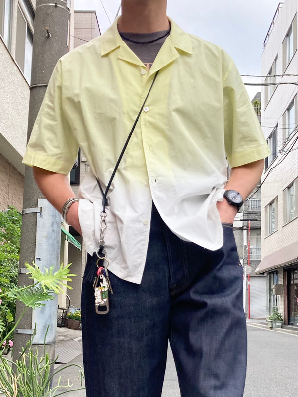 【hobo】STRAP KEY RING LONG  -COW LEATHER- / Black