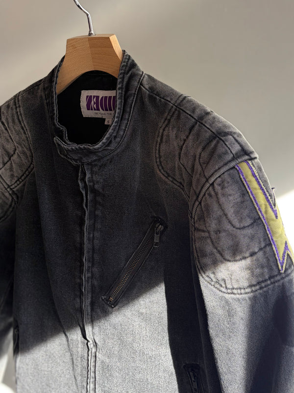 【 SHIDEN 】M.C. JACKET - 13OZ DENIM - / Black