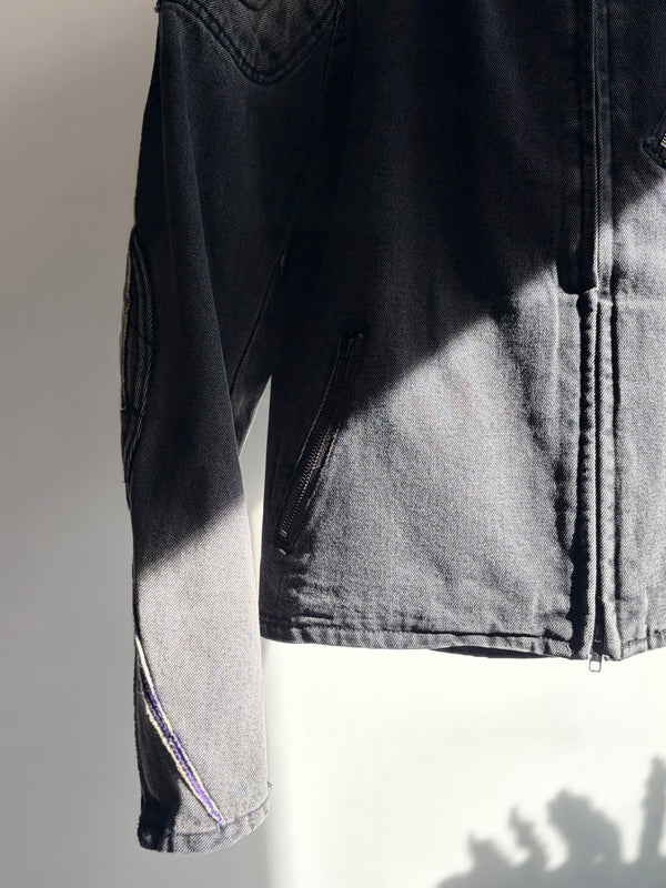 【 SHIDEN 】M.C. JACKET - 13OZ DENIM - / Black