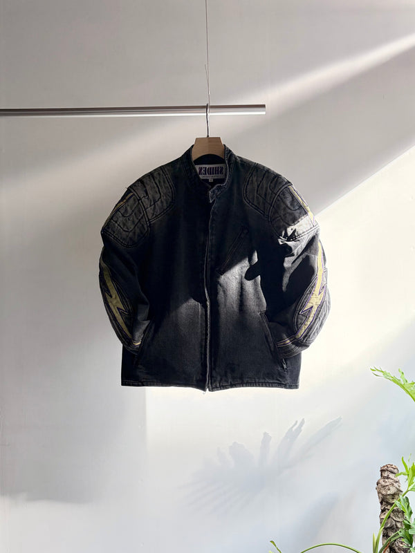 【 SHIDEN 】M.C. JACKET - 13OZ DENIM - / Black