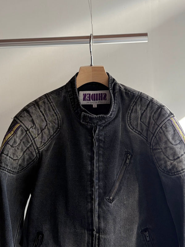 【 SHIDEN 】M.C. JACKET - 13OZ DENIM - / Black