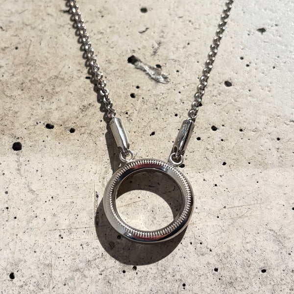 【END CUSTOM JEWELLERS】EYEGLASSES HOLDER CHAIN NECKLACE - STAR FACE - / Silver