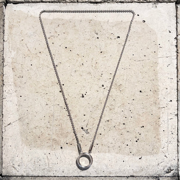 【END CUSTOM JEWELLERS】EYEGLASSES HOLDER CHAIN NECKLACE - STAR FACE - / Silver