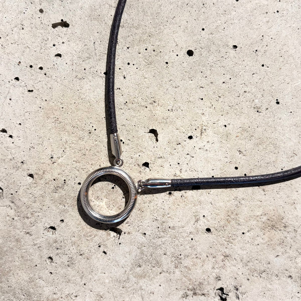 【END CUSTOM JEWELLERS】EYEGLASSES HOLDER NECKLACE - STAR FACE / Silver × Black