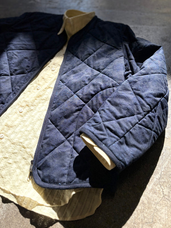 【 BLUE BLUE JAPAN 】インディゴツジガハナ キルティングジャケット / Indigo