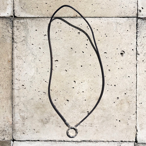 【END CUSTOM JEWELLERS】EYEGLASSES HOLDER NECKLACE - STAR FACE / Silver × Black