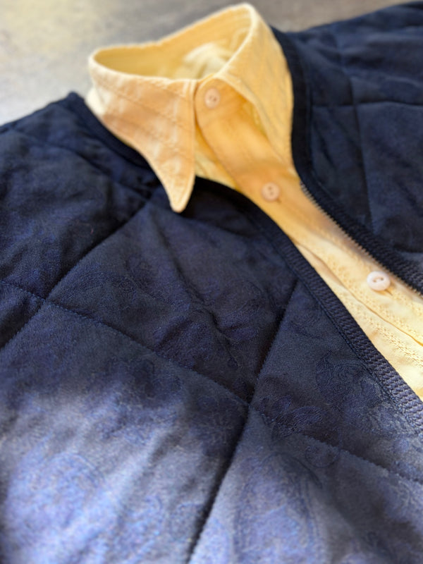 【 BLUE BLUE JAPAN 】インディゴツジガハナ キルティングジャケット / Indigo