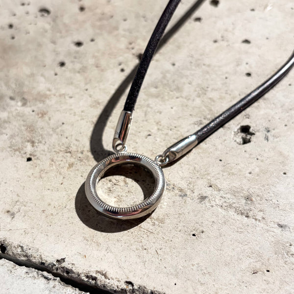 【END CUSTOM JEWELLERS】EYEGLASSES HOLDER NECKLACE - STAR FACE / Silver × Black
