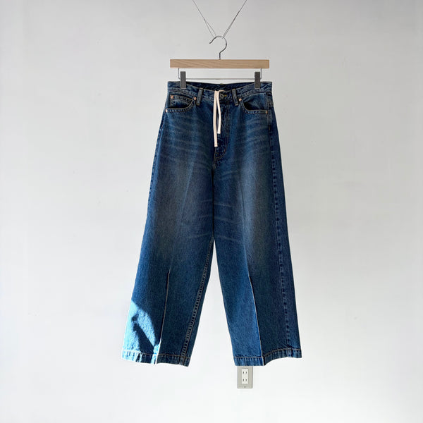 【 RhodolirioN 】90’LOOSE STRAIGHT PANT - DENIM - / Indigo