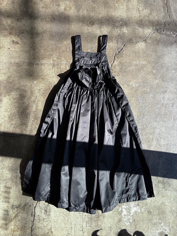 【 RhodolirioN 】JUMPER DRESS - MILITARY TWILL - / Black