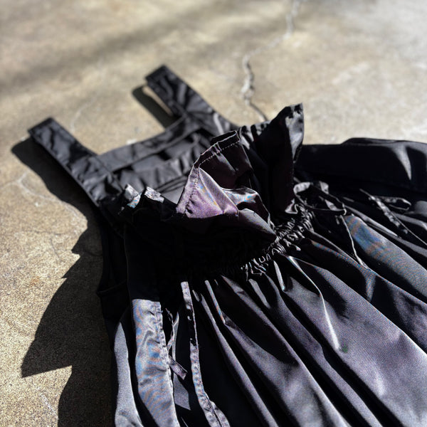 【 RhodolirioN 】JUMPER DRESS - MILITARY TWILL - / Black