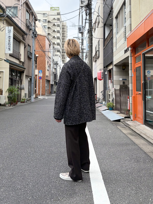 【m's braque】FLARE PANTS / Dark Brown