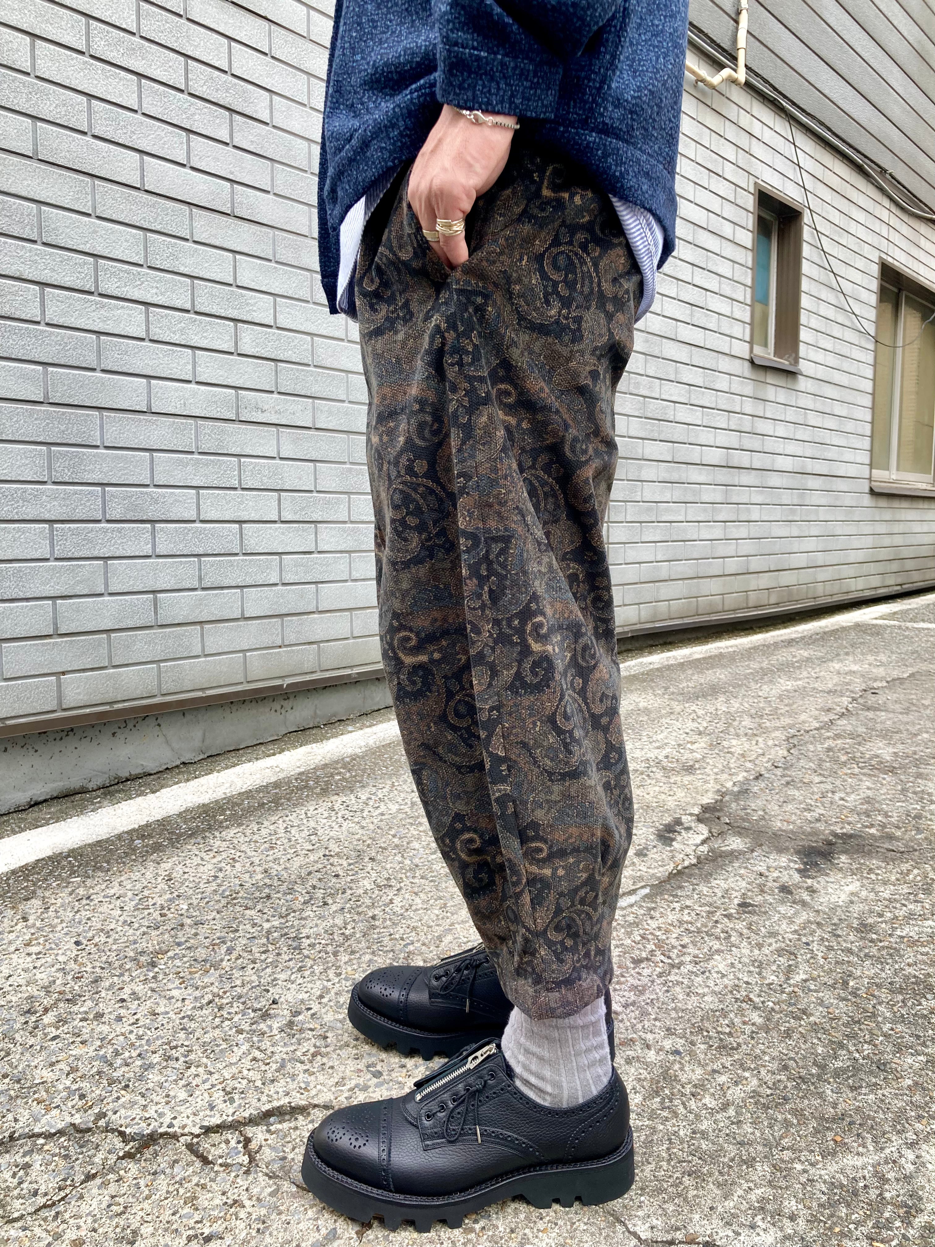 m's braque HARLEM PANTS ペイズリー m's braque】HARLEM PANT / Paisley Velvet – TOKIS