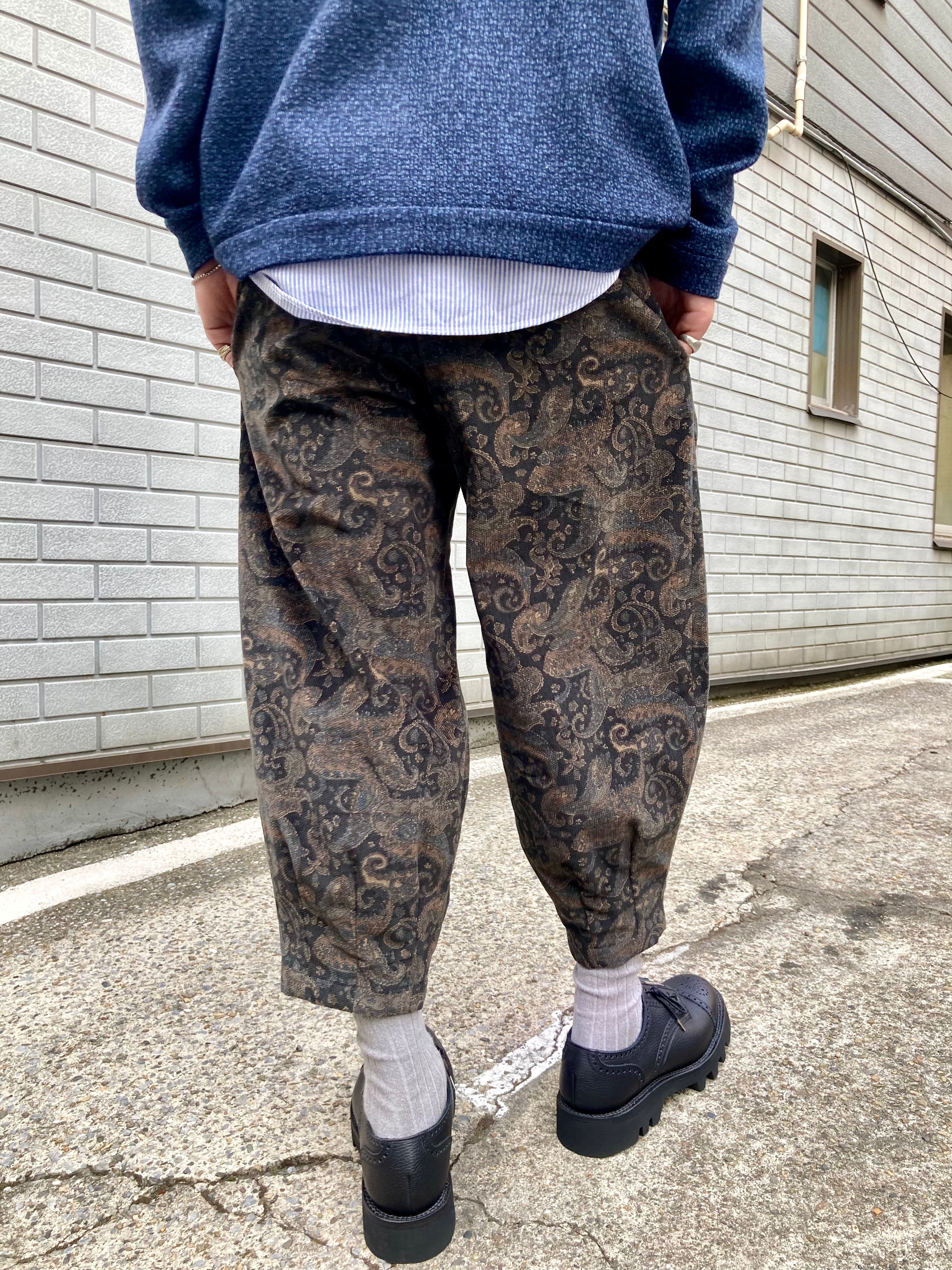 m's braque HARLEM PANTS ペイズリー m's braque】HARLEM PANT / Paisley Velvet – TOKIS