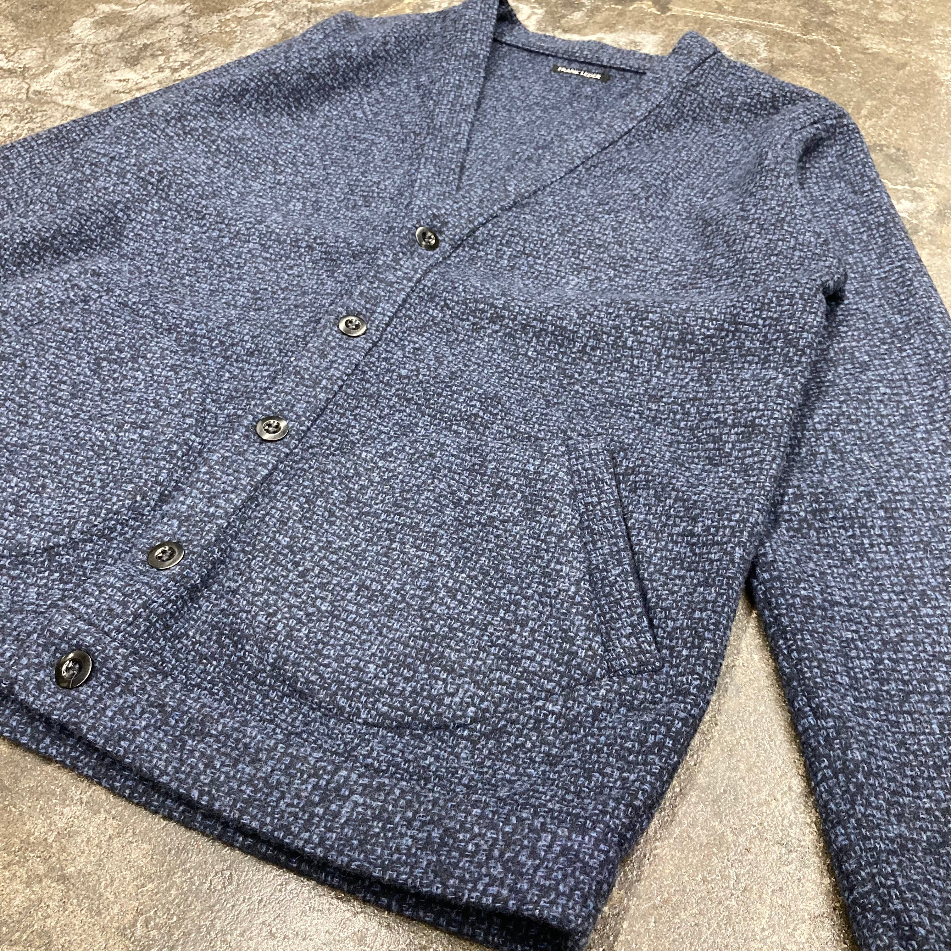 frank leder / フランクリーダー】BLUE WOOL CARDIGAN / Blue – TOKIS frank leder / フランクリーダー】BLUE WOOL CARDIGAN / Blue – TOKIS