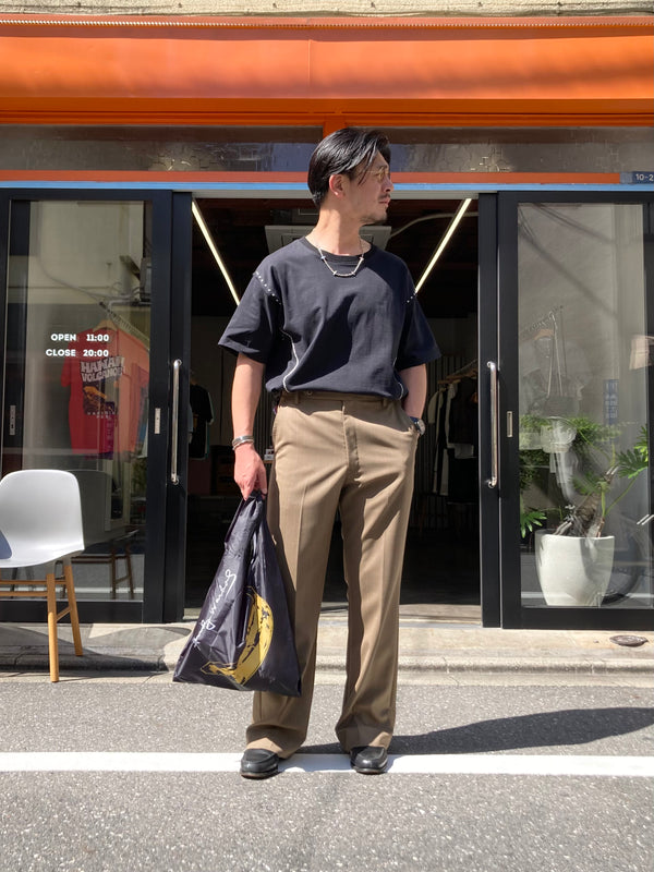 【 mii 】KANTHA TEE - WRITTIK - / Black
