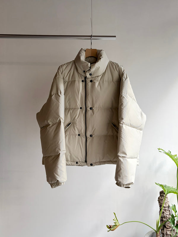 【 UNUSED 】ZIP DOWN JACKET / Ecru
