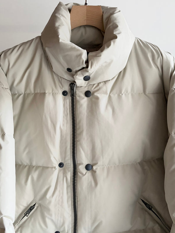 【 UNUSED 】ZIP DOWN JACKET / Ecru