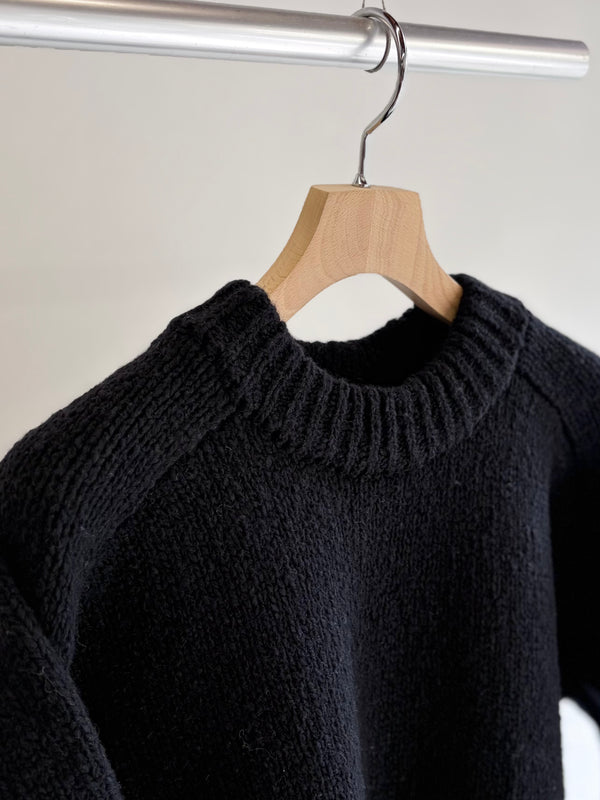 【 UNUSED 】JAZZCLOTH PULLOVER KNIT / Black