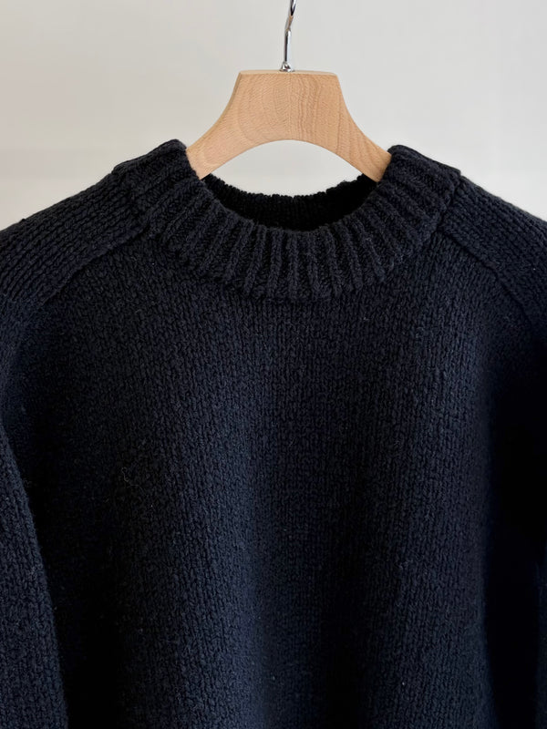 【 UNUSED 】JAZZCLOTH PULLOVER KNIT / Black