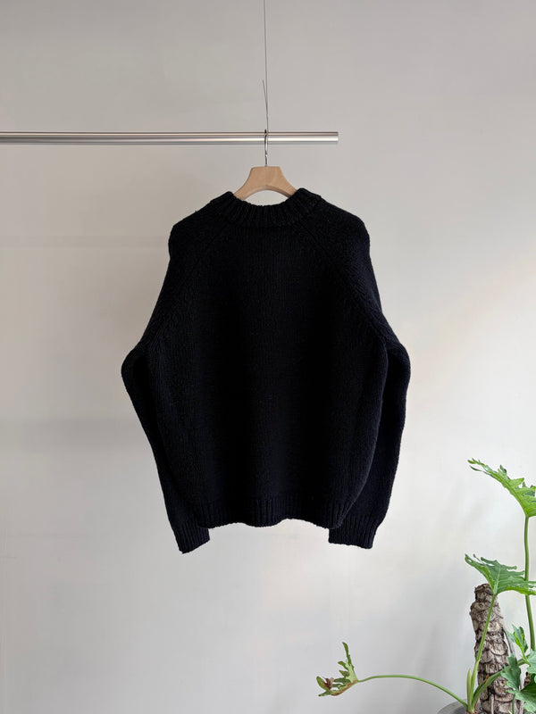【 UNUSED 】JAZZCLOTH PULLOVER KNIT / Black