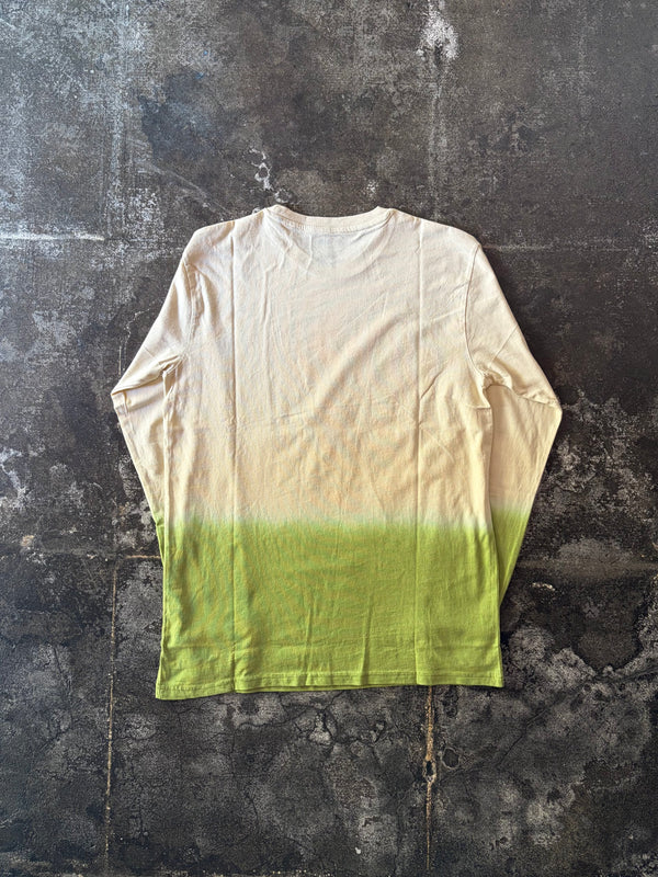 【 GRAPHIC WEAR & GOODS 】L-S TEE " YELLOW SUBMARINE " / Green × Beige