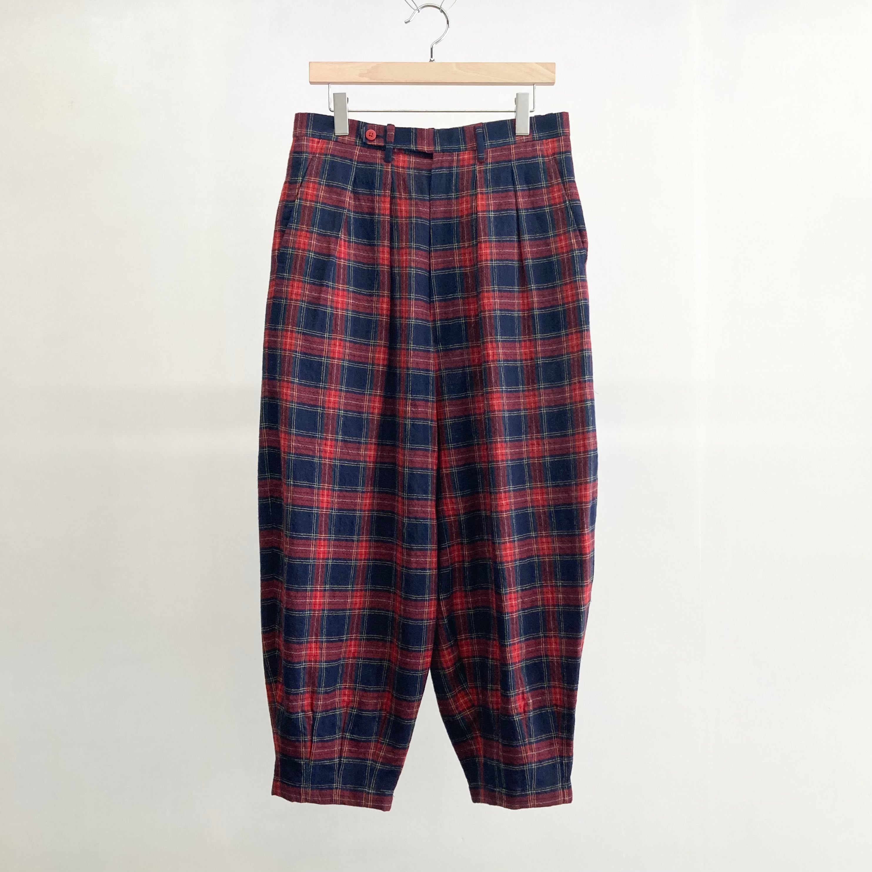 m's braque】NEW HAREM PANTS / Tartan Check – TOKIS m's braque】NEW HAREM PANTS / Tartan Check – TOKIS